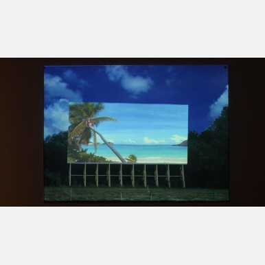 <em>Untitled (Click / Breathe)</em></br> "Untitled (Click / Breathe)" Video Installation Documentation by Michelle Lisa Herman