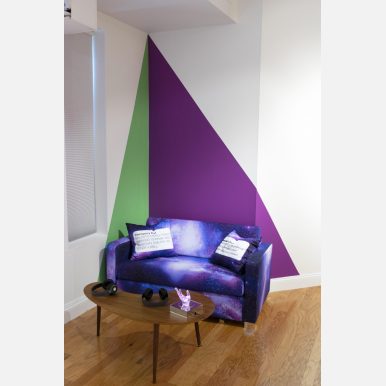 <em>Untitled (I Can't Trust the Universe)</em>
</br> Untitled (I Can't Trust the Universe) installed at Harmony Hall in Fort Washington MD